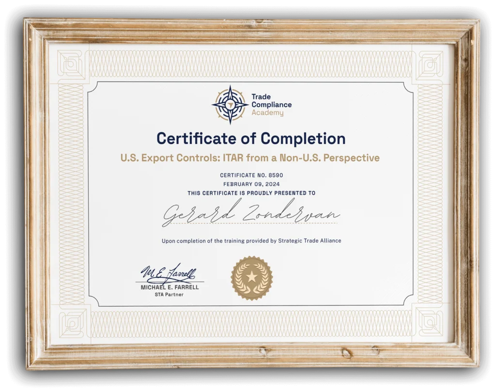 Certificate 1