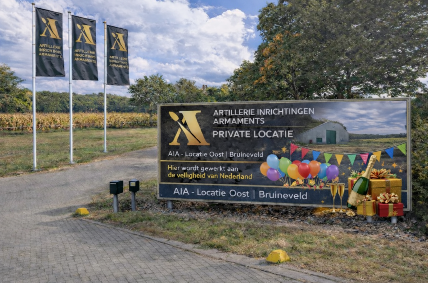 Artillerie Inrichtingen Armaments verwerft munitiecomplex Bruineveld