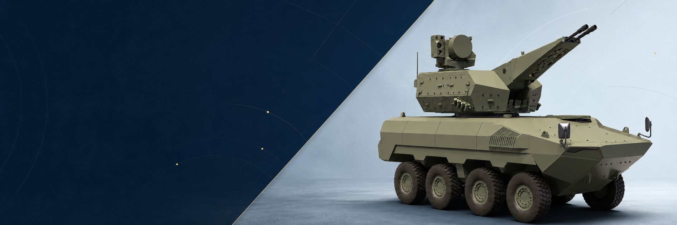 CAELOR AD-35M is a mobile twin 35 mm air-defence system