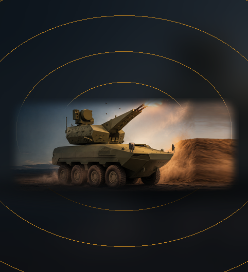 CAELOR AD-35M is a mobile twin 35 mm air-defence system