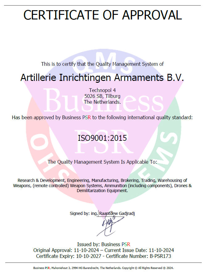 Certified Excellence in Defense Manufacturing