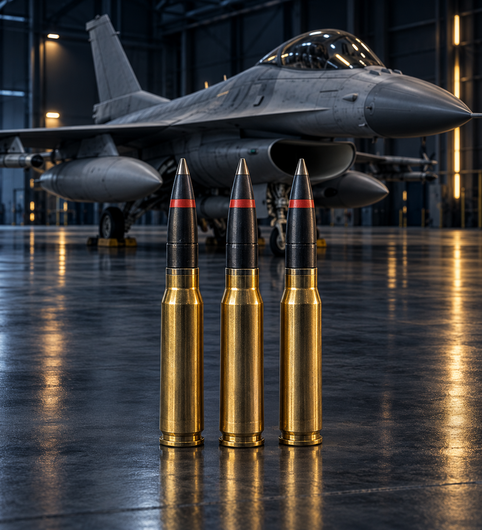AIA 20 x 102 mm API – Qualified for F16 Fighting Falcon